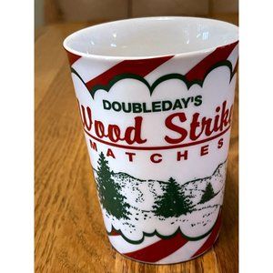 Boston Warehouse Trading Co. Doubledays Wood Strike Matches mug-retired